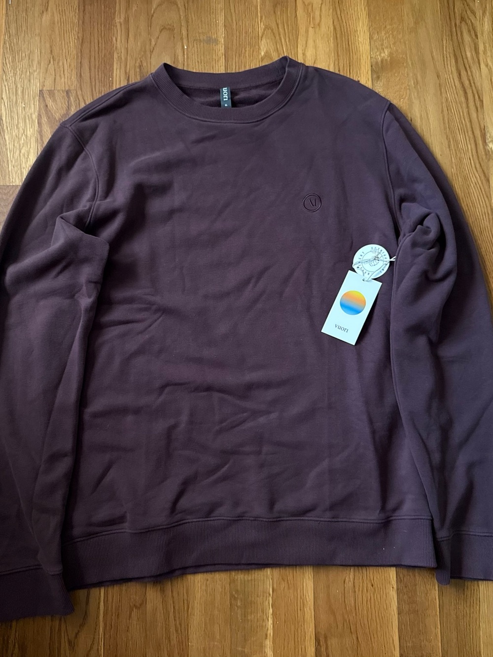 Vuori Cypress Crew Men’s XL Chestnut